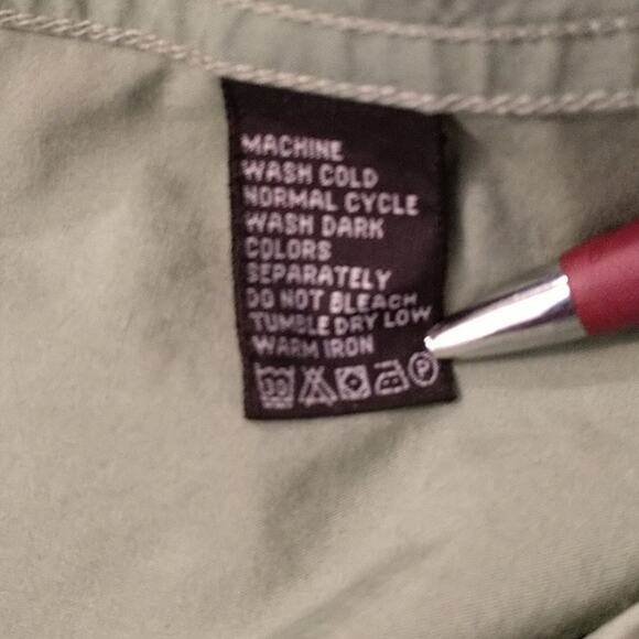 Polo Jeans Co Moss Green Sleeveless Blouse size M - Picture 5 of 7